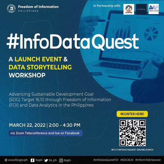 FOI-PMO and YFPH Launches #InfoDataQuest